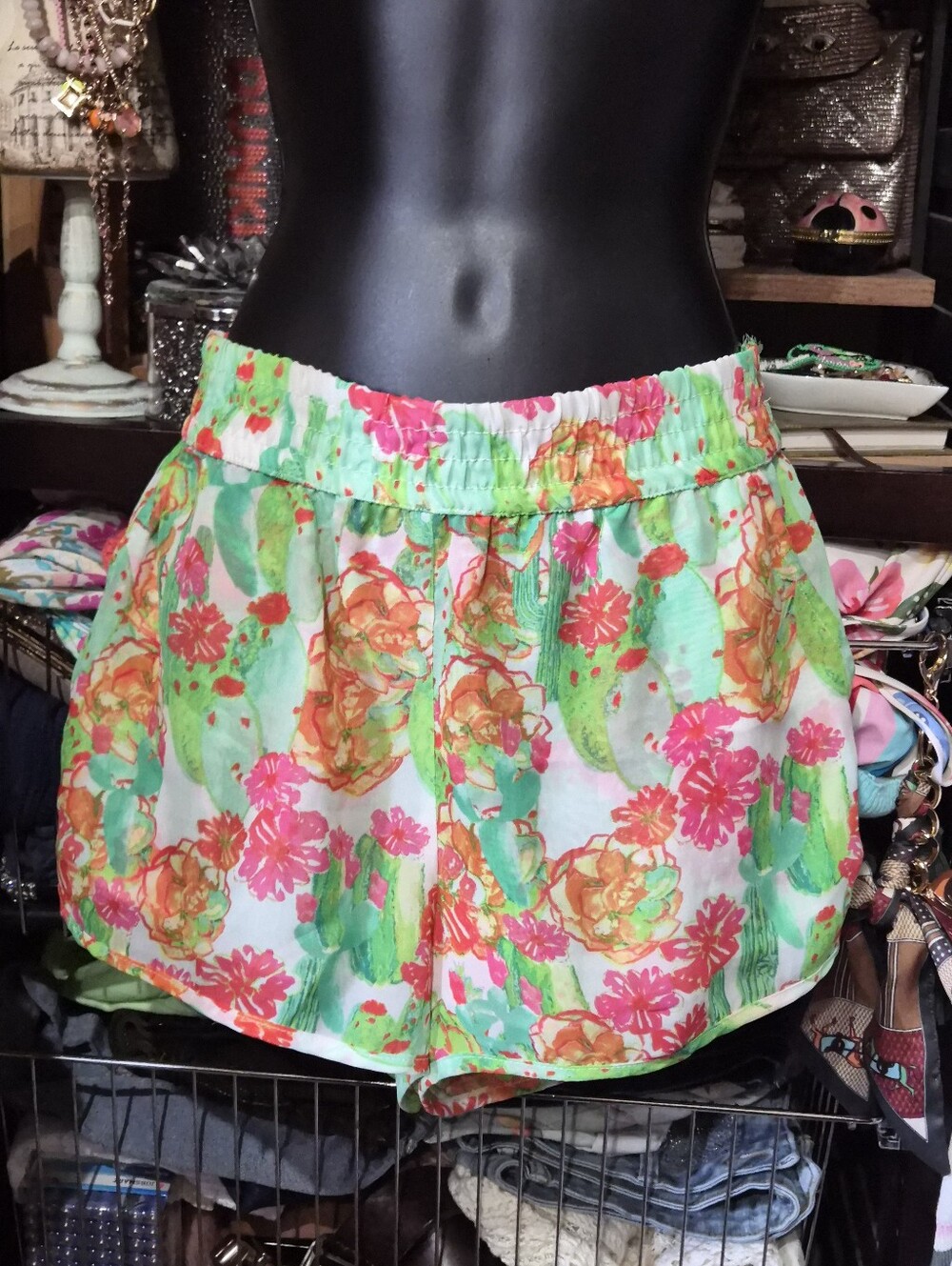 Show Me Your MuMu Cactus Cooler Buoy Shorts Size Large